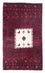 Tappeto Belutsch - 148 x 92 cm - rosso scuro