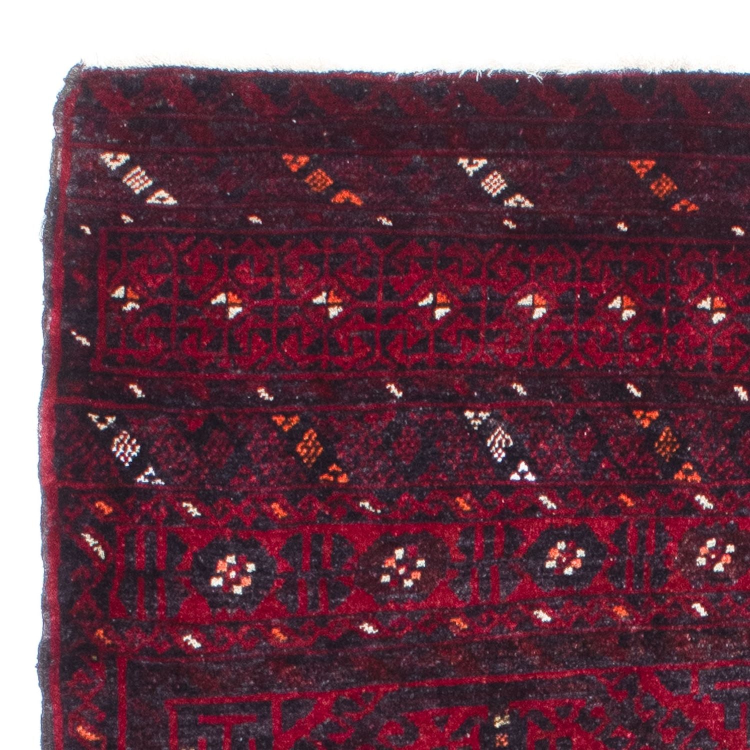 Tappeto Belutsch - 148 x 92 cm - rosso scuro