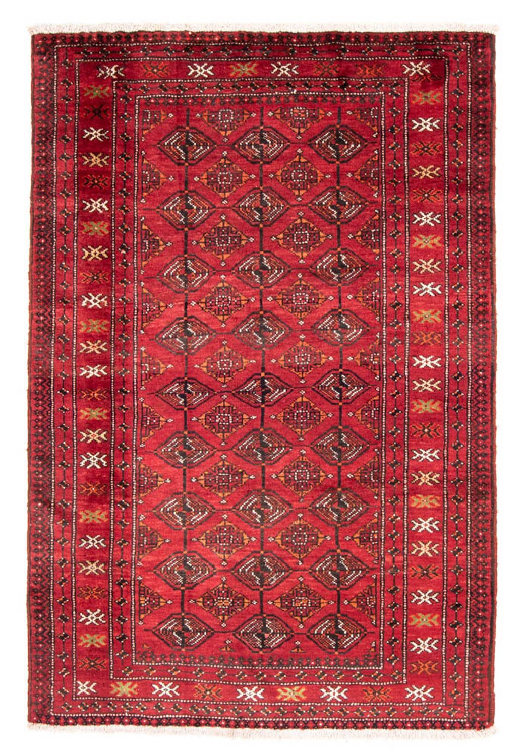Tappeto Belutsch - 203 x 136 cm - rosso