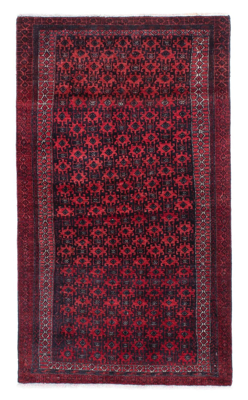 Tappeto Belutsch - 150 x 89 cm - rosso scuro