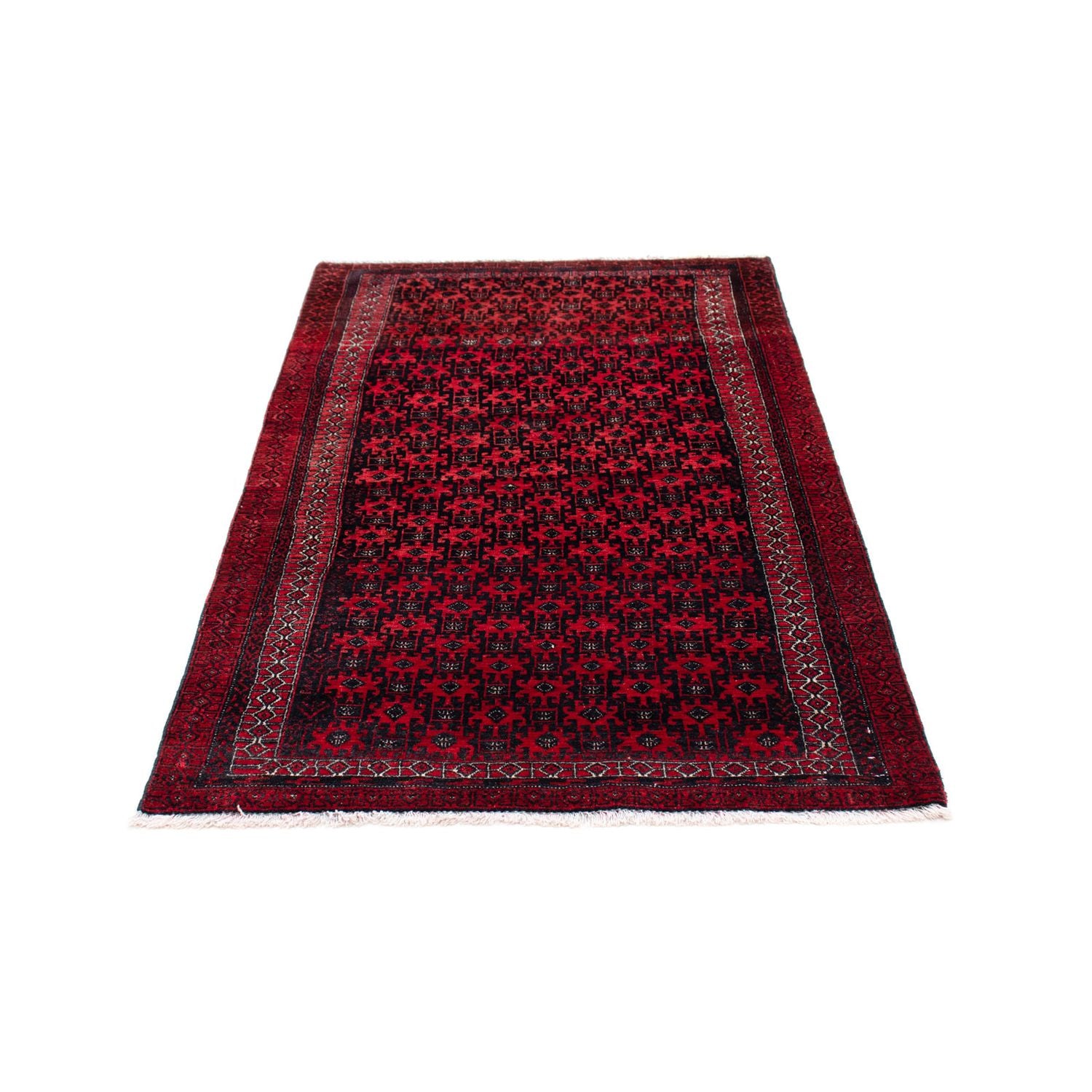Tappeto Belutsch - 150 x 89 cm - rosso scuro