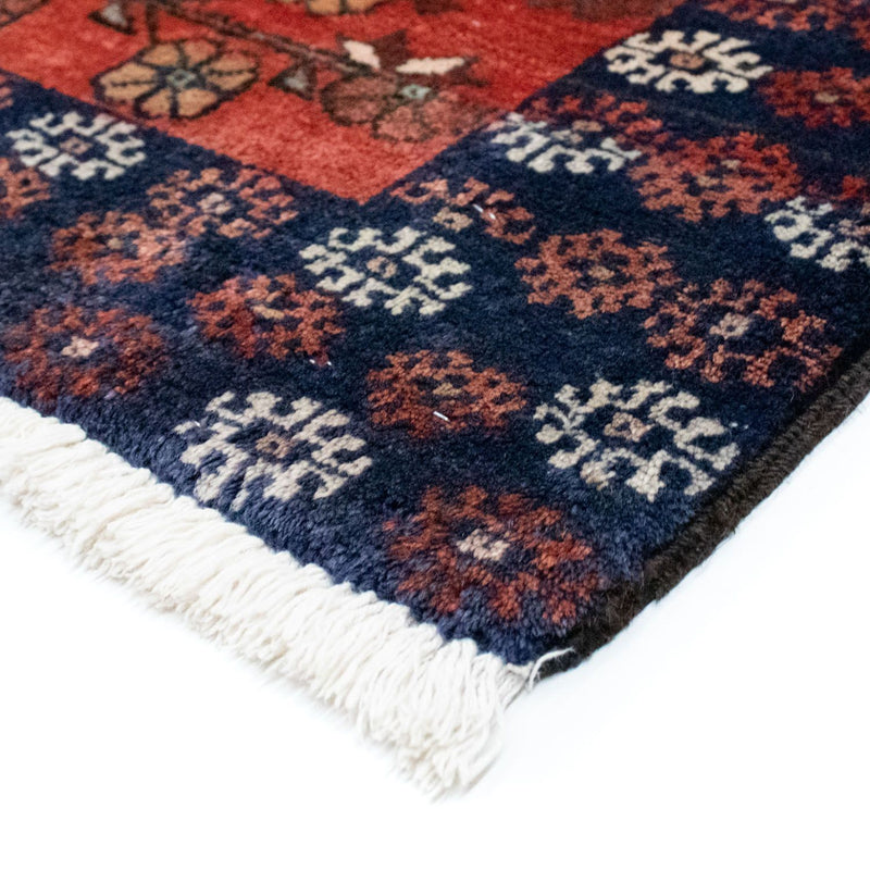 Tappeto corsia Tappeto Belutsch - 231 x 123 cm - rosso scuro