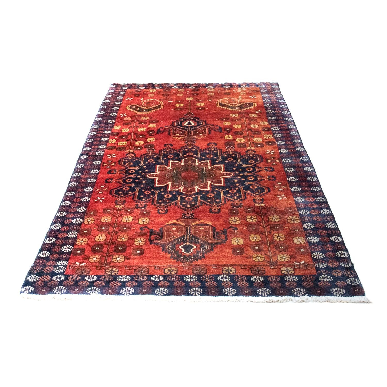 Tappeto corsia Tappeto Belutsch - 231 x 123 cm - rosso scuro