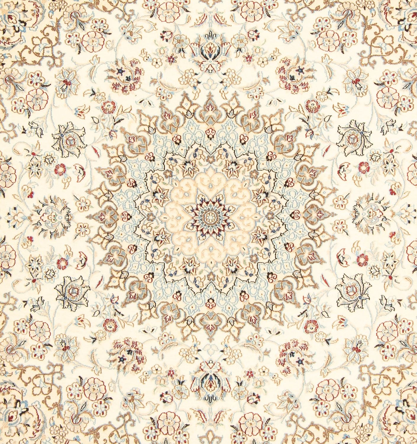Tappeto Persero - Nain - Reale quadrato  - 203 x 202 cm - beige