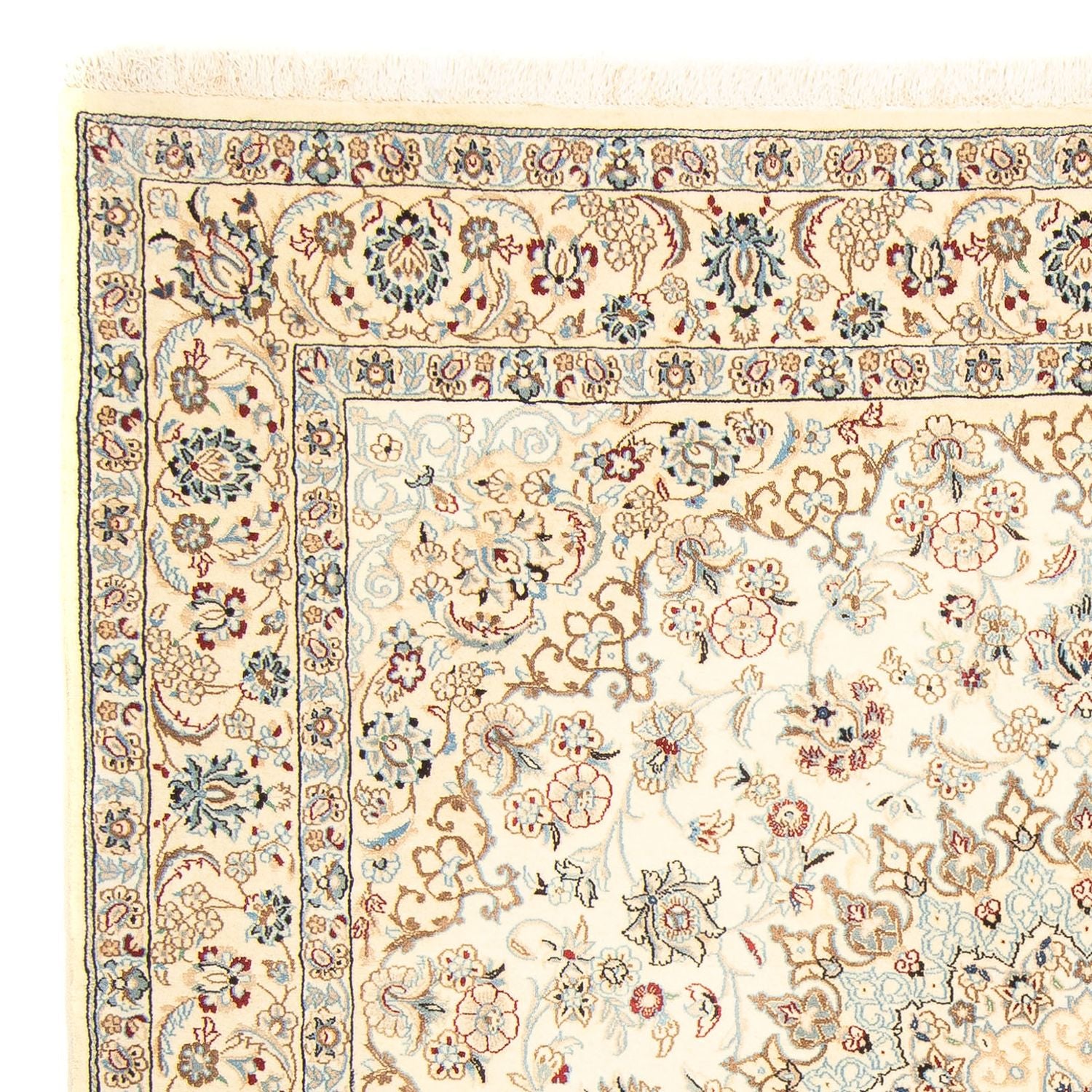 Tappeto Persero - Nain - Reale quadrato  - 203 x 202 cm - beige