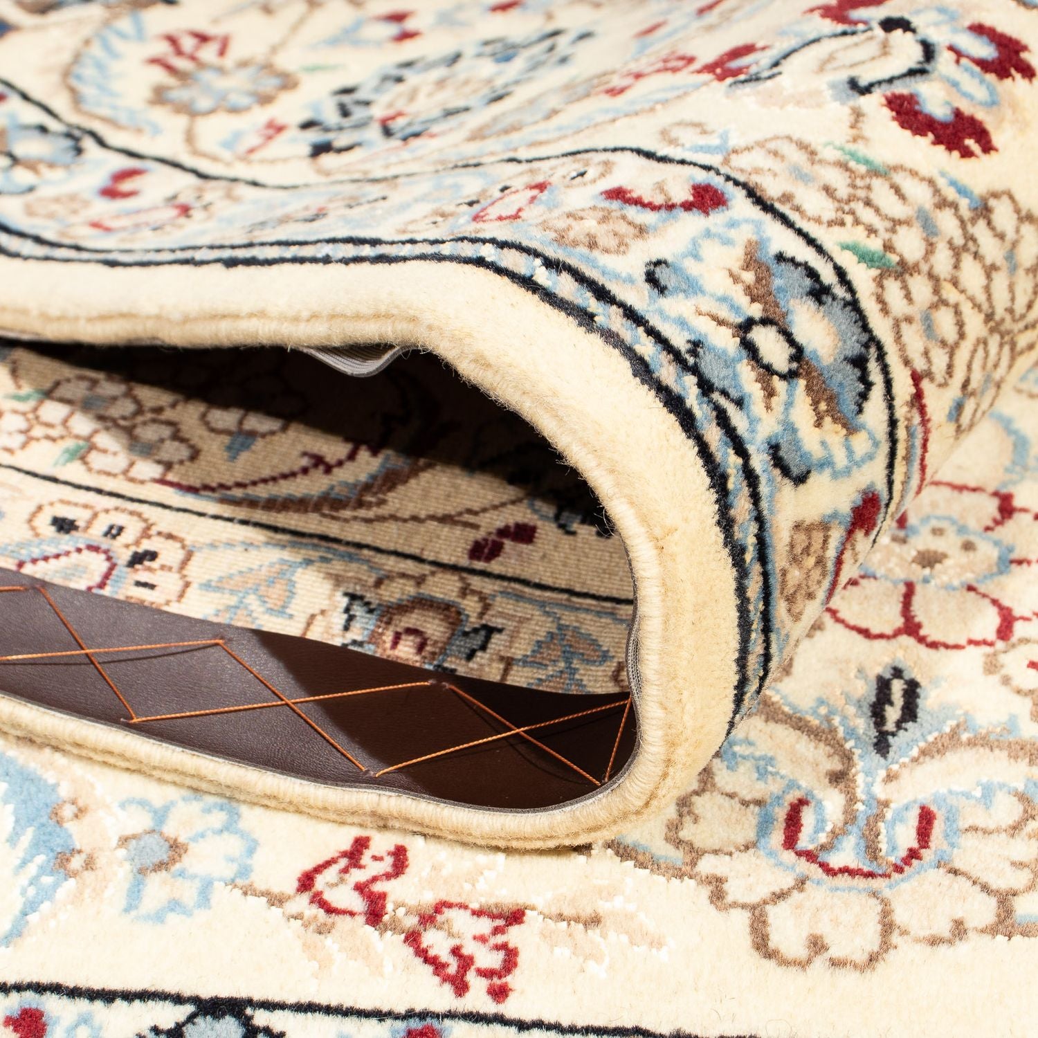 Tappeto Persero - Nain - Reale quadrato  - 203 x 202 cm - beige