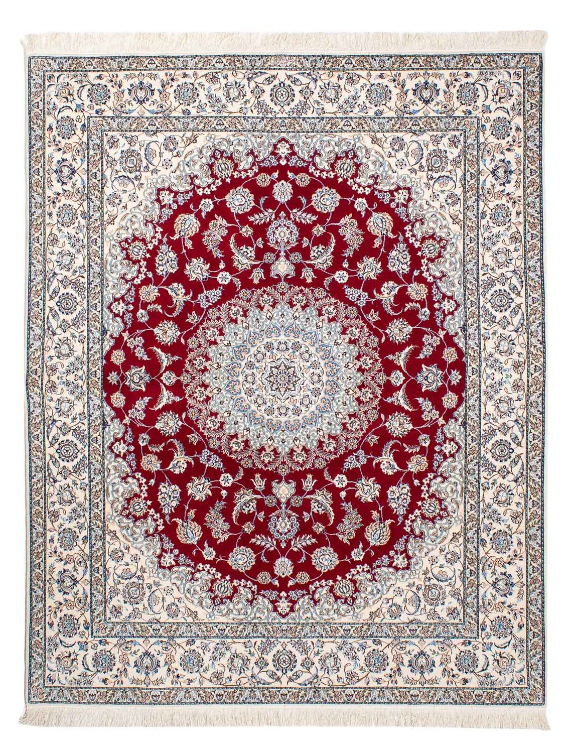 Tappeto Persero - Nain - Premio - 199 x 157 cm - rosso scuro