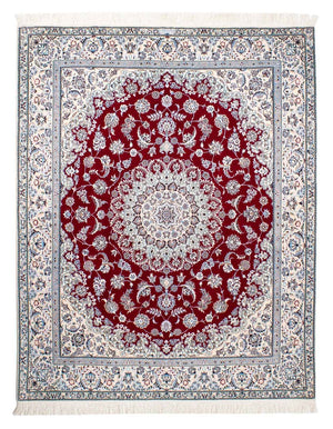 Tappeto Persero - Nain - Premio - 196 x 158 cm - rosso scuro