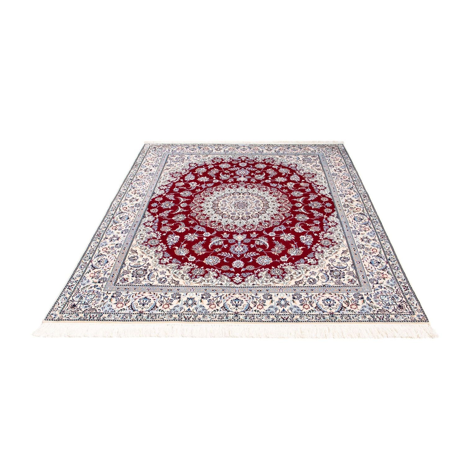 Tappeto Persero - Nain - Premio - 196 x 158 cm - rosso scuro