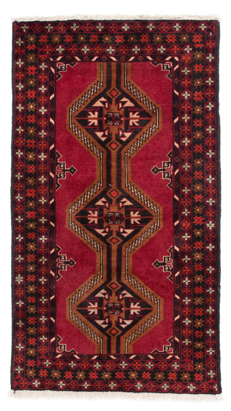 Tappeto Belutsch - 163 x 85 cm - rosso scuro