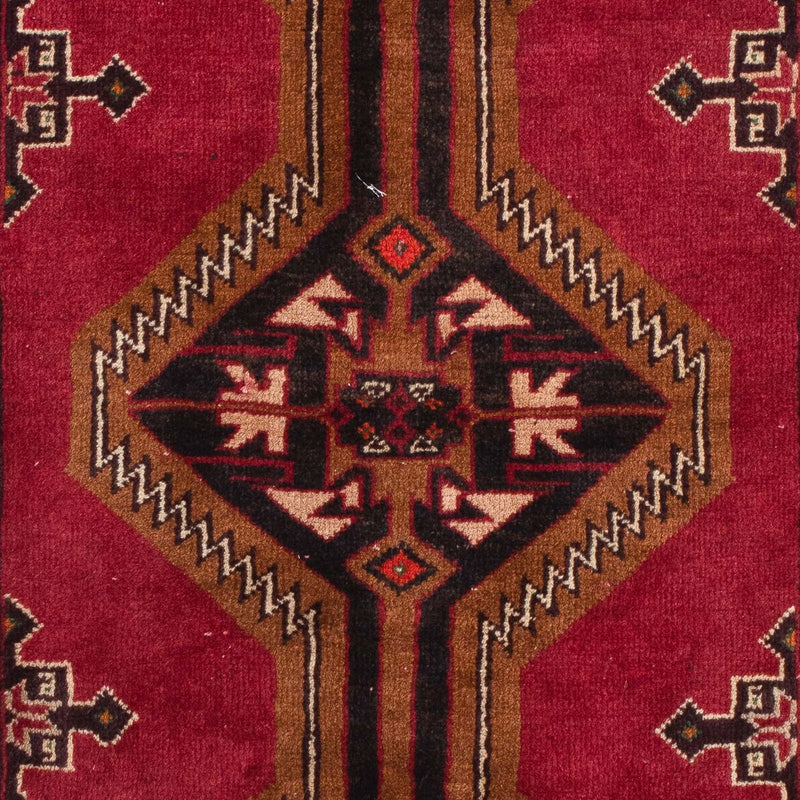 Tappeto Belutsch - 163 x 85 cm - rosso scuro