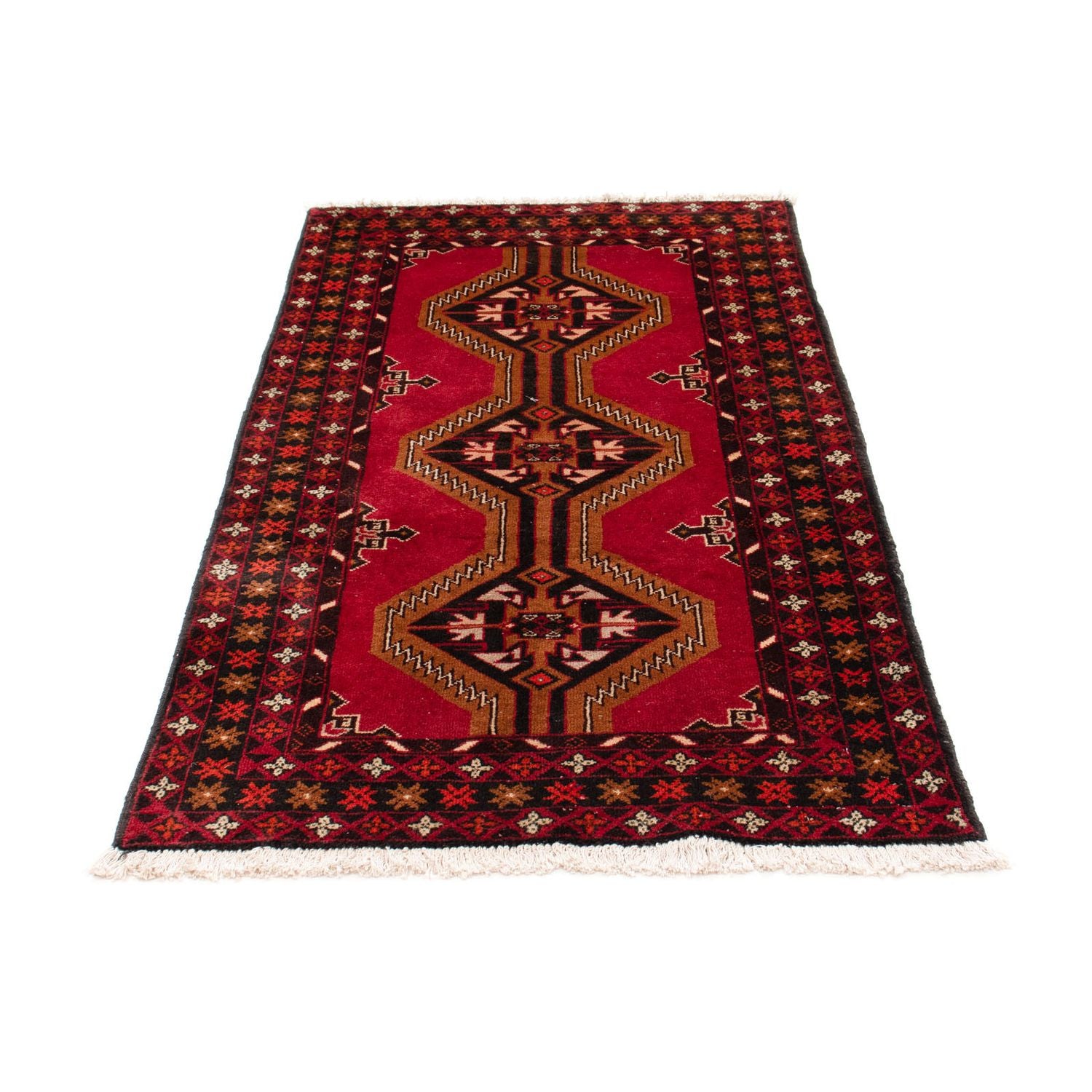 Tappeto Belutsch - 163 x 85 cm - rosso scuro