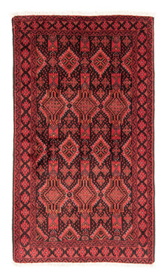 Tappeto corsia Tappeto Belutsch - 181 x 102 cm - rosso