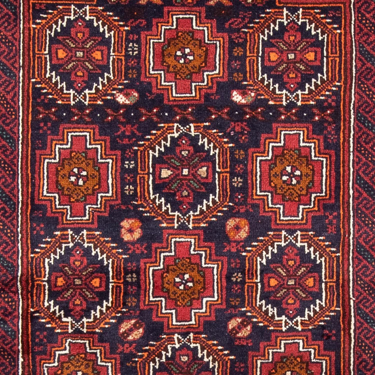 Tappeto corsia Tappeto Belutsch - 193 x 101 cm - rosso