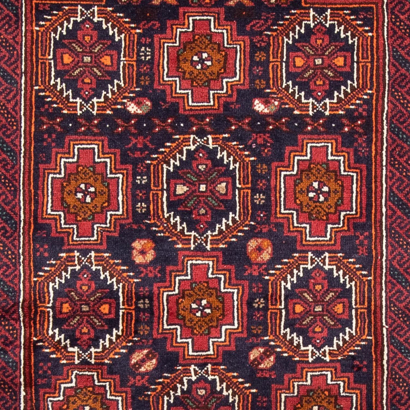 Tappeto corsia Tappeto Belutsch - 193 x 101 cm - rosso