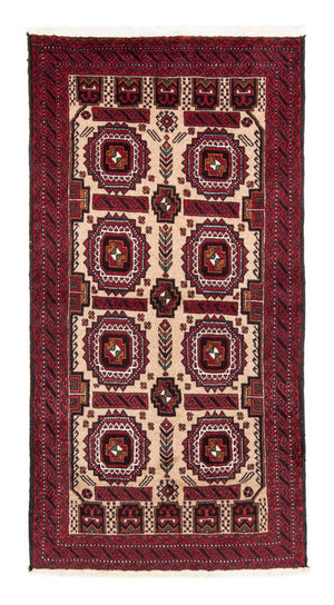 Tappeto corsia Tappeto Belutsch - 190 x 104 cm - beige