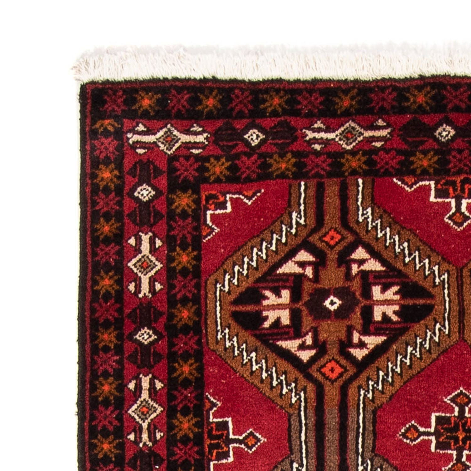 Tappeto corsia Tappeto Belutsch - 194 x 100 cm - rosso