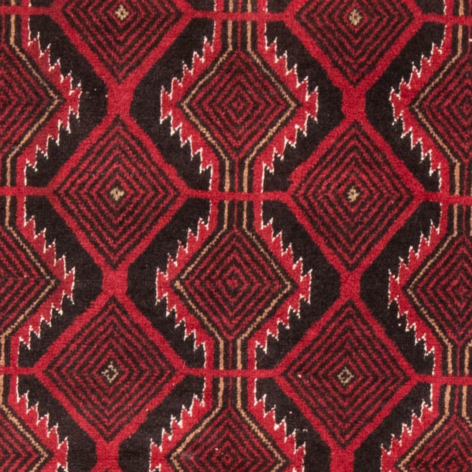 Tappeto corsia Tappeto Belutsch - 184 x 103 cm - rosso