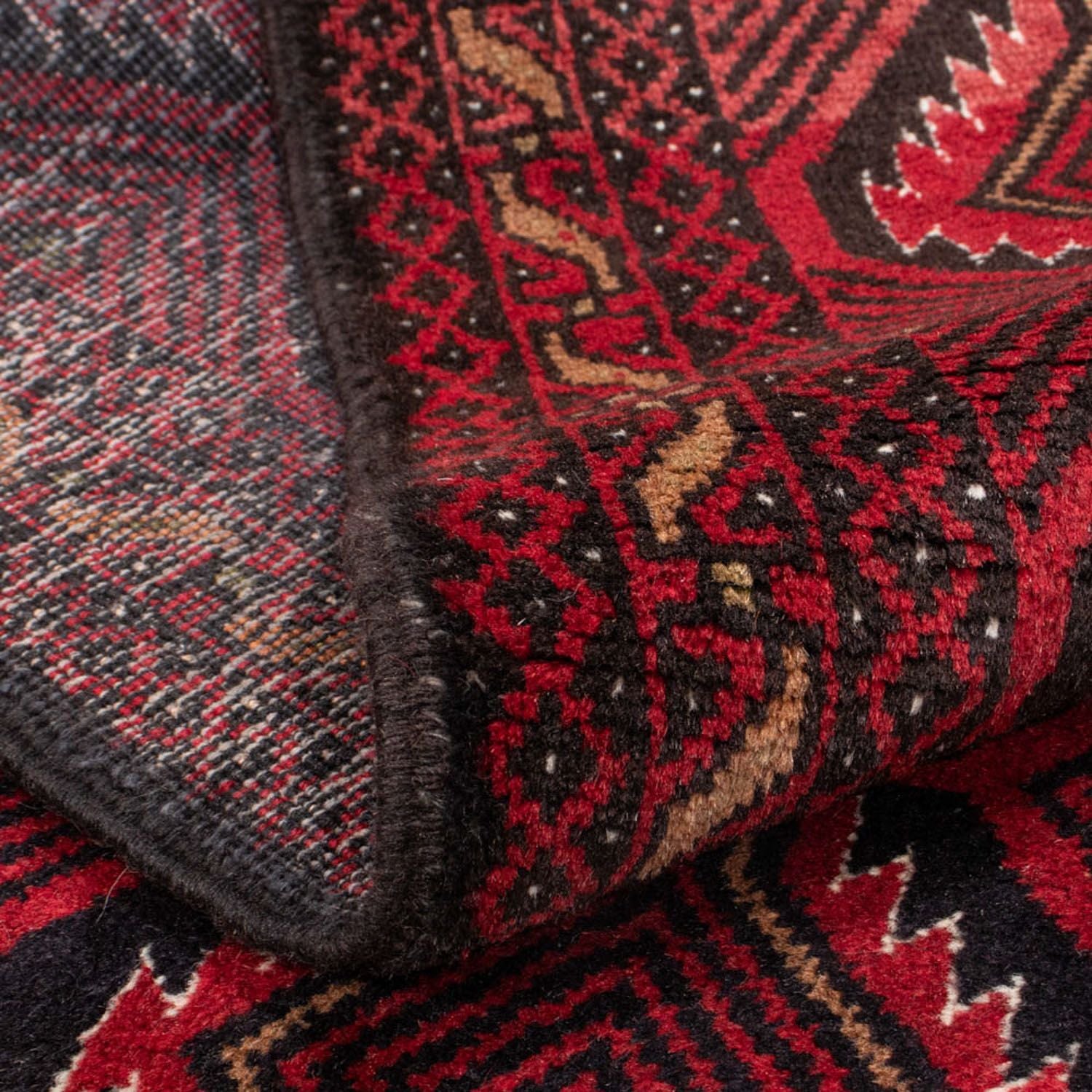 Tappeto corsia Tappeto Belutsch - 184 x 103 cm - rosso
