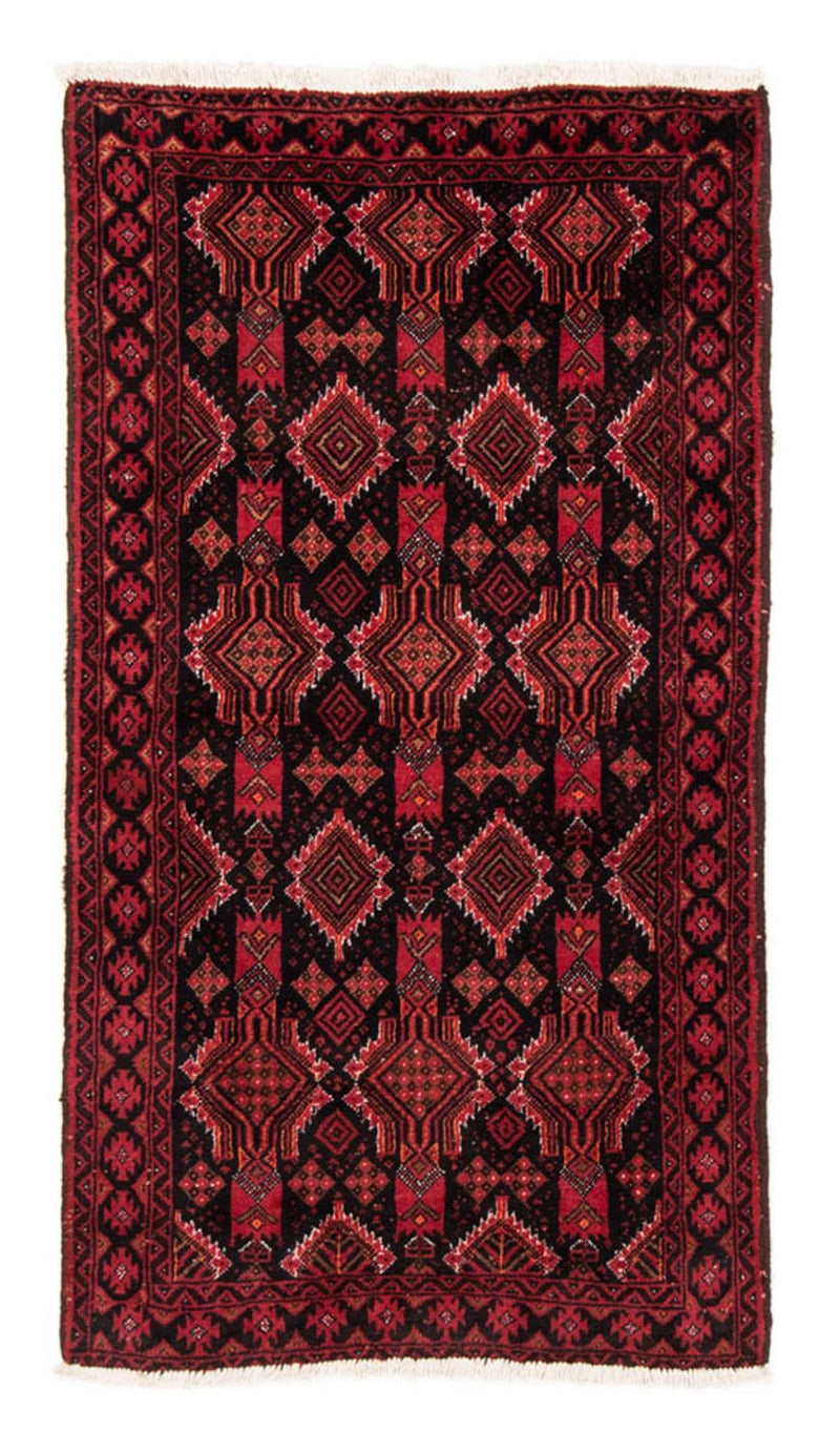 Tappeto corsia Tappeto Belutsch - 182 x 100 cm - rosso scuro