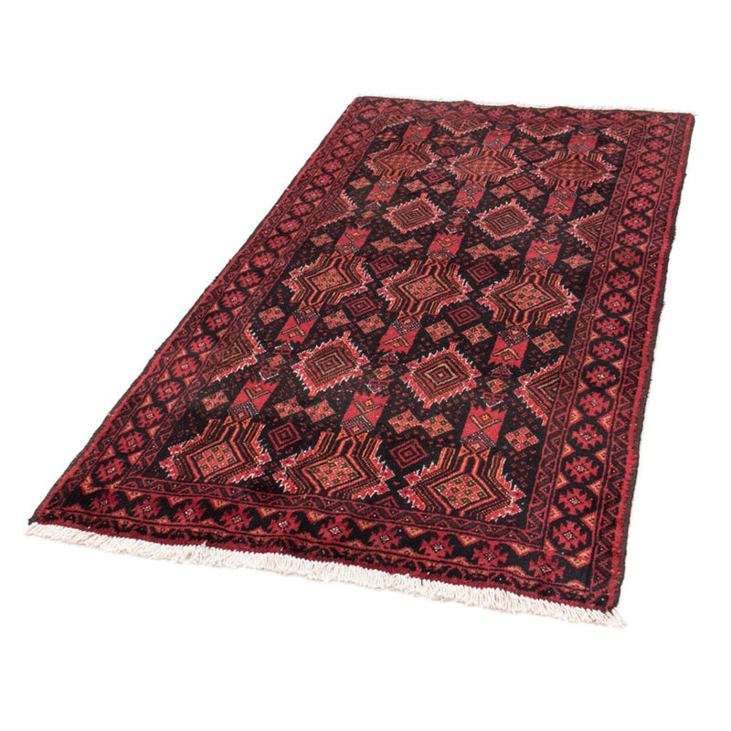 Tappeto corsia Tappeto Belutsch - 182 x 100 cm - rosso scuro