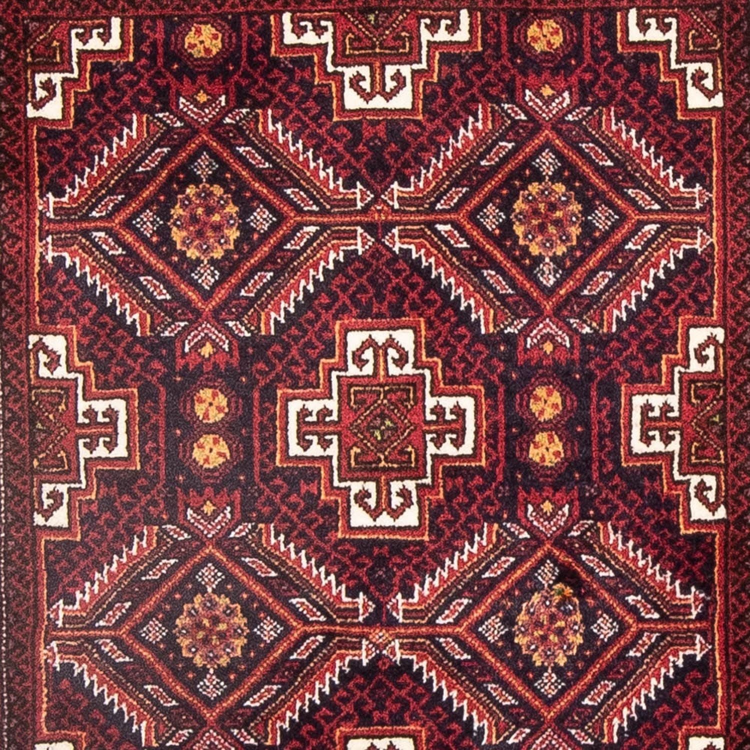 Tappeto Belutsch - 152 x 81 cm - rosso scuro