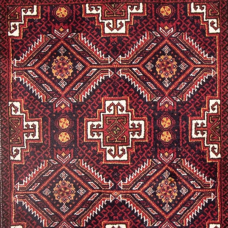 Tappeto Belutsch - 152 x 81 cm - rosso scuro