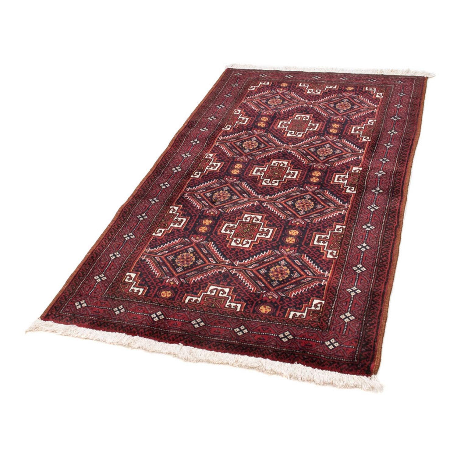 Tappeto Belutsch - 152 x 81 cm - rosso scuro
