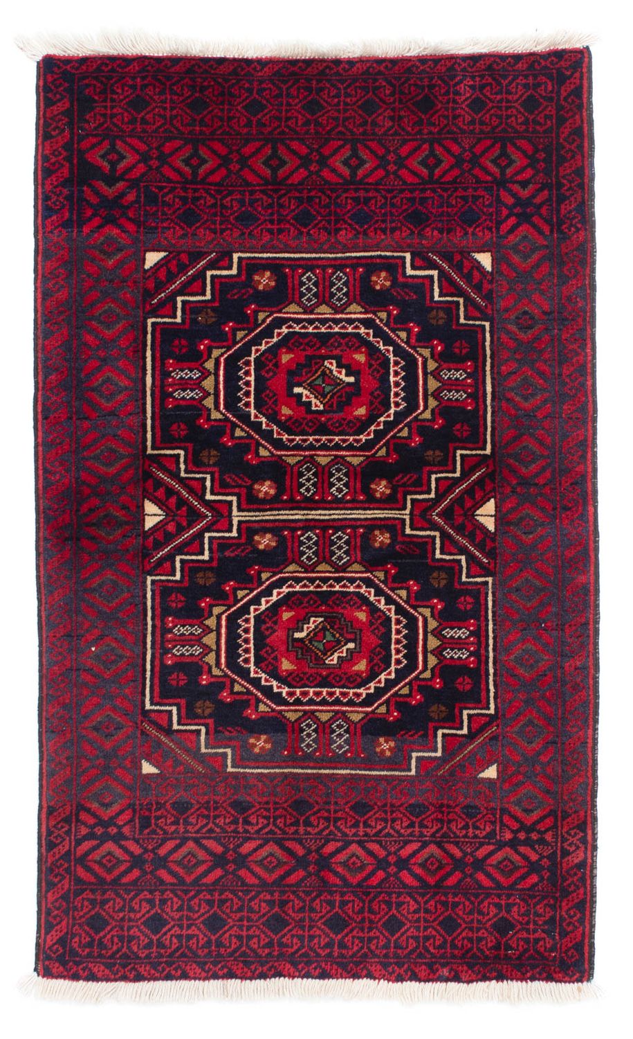 Tappeto Belutsch - 146 x 84 cm - rosso scuro