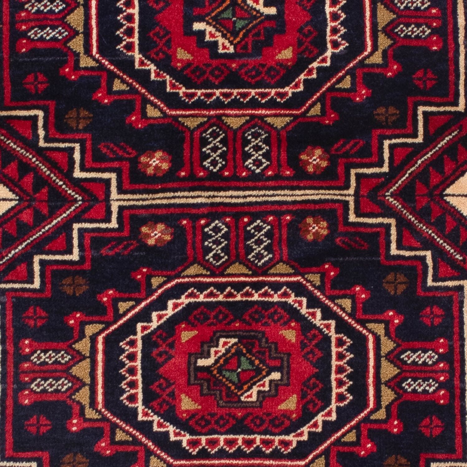 Tappeto Belutsch - 146 x 84 cm - rosso scuro