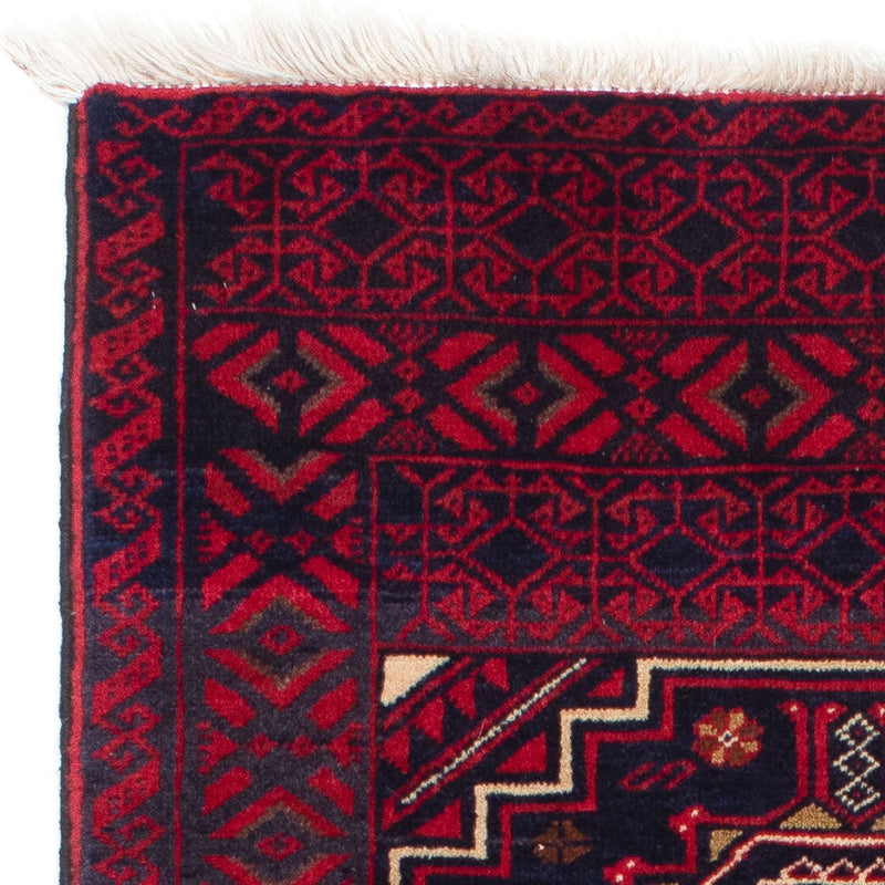 Tappeto Belutsch - 146 x 84 cm - rosso scuro