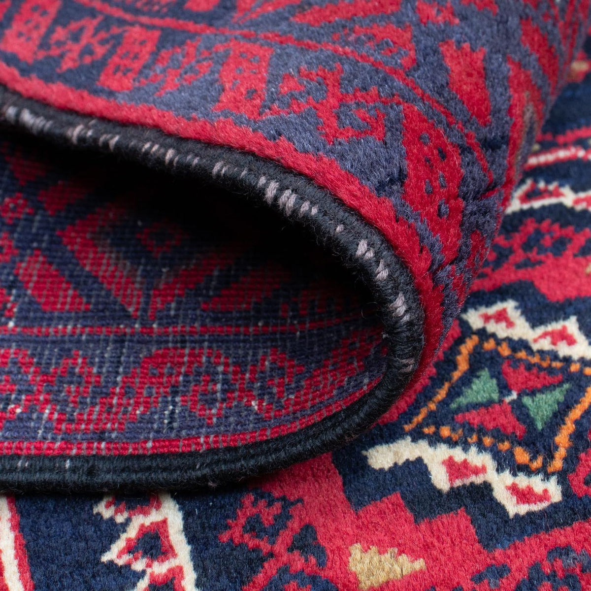 Tappeto Belutsch - 146 x 84 cm - rosso scuro