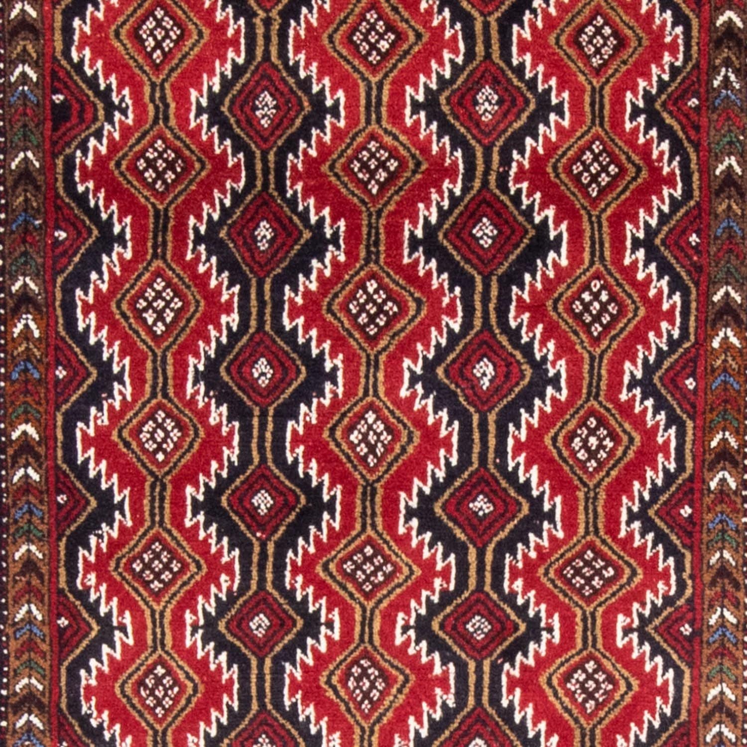 Tappeto corsia Tappeto Belutsch - 206 x 106 cm - rosso