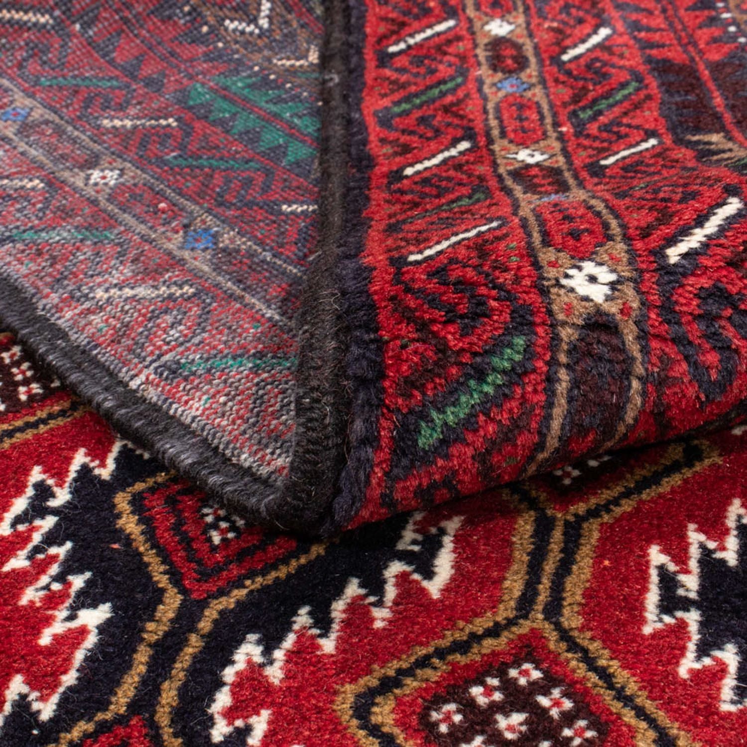 Tappeto corsia Tappeto Belutsch - 206 x 106 cm - rosso