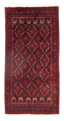 Tappeto Belutsch - 168 x 89 cm - rosso scuro