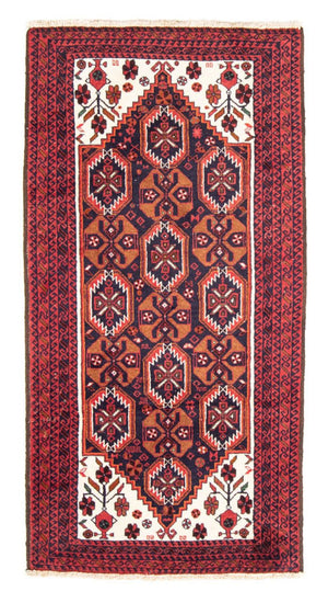 Tappeto corsia Tappeto Belutsch - 202 x 100 cm - rosso