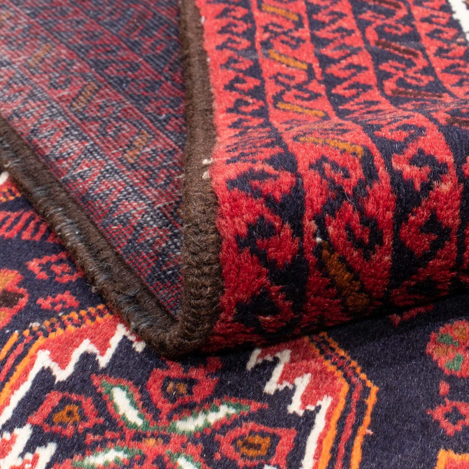 Tappeto corsia Tappeto Belutsch - 202 x 100 cm - rosso