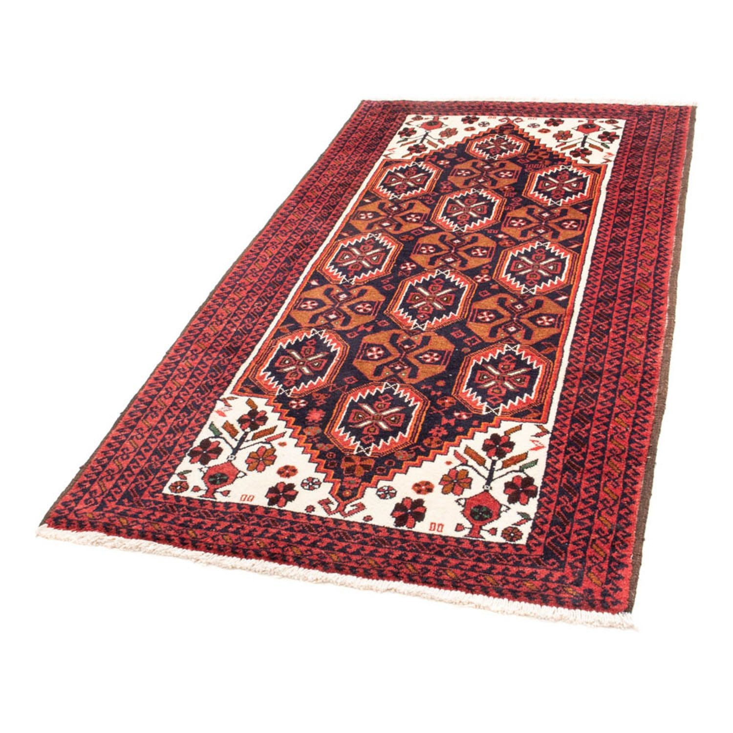 Tappeto corsia Tappeto Belutsch - 202 x 100 cm - rosso