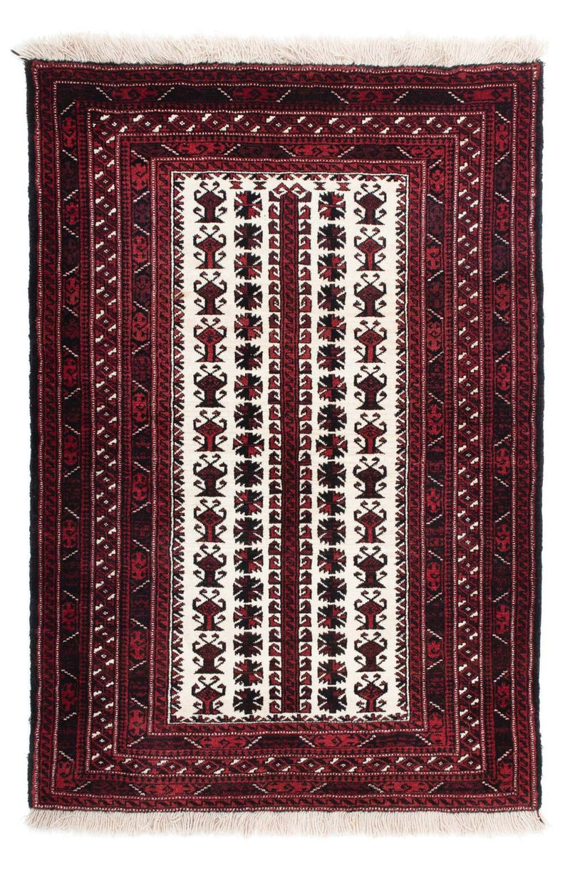 Tappeto Belutsch - 142 x 102 cm - rosso scuro