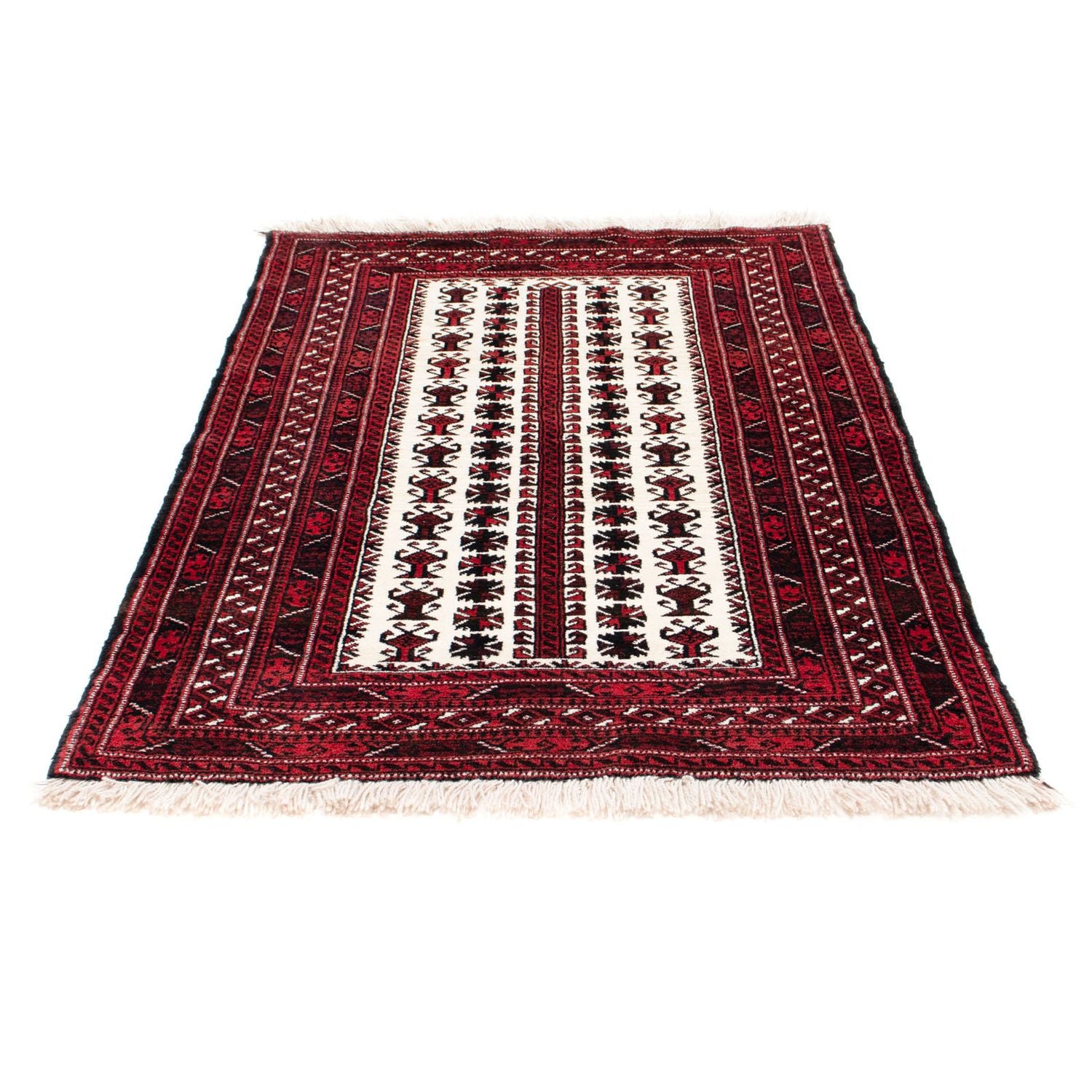 Tappeto Belutsch - 142 x 102 cm - rosso scuro