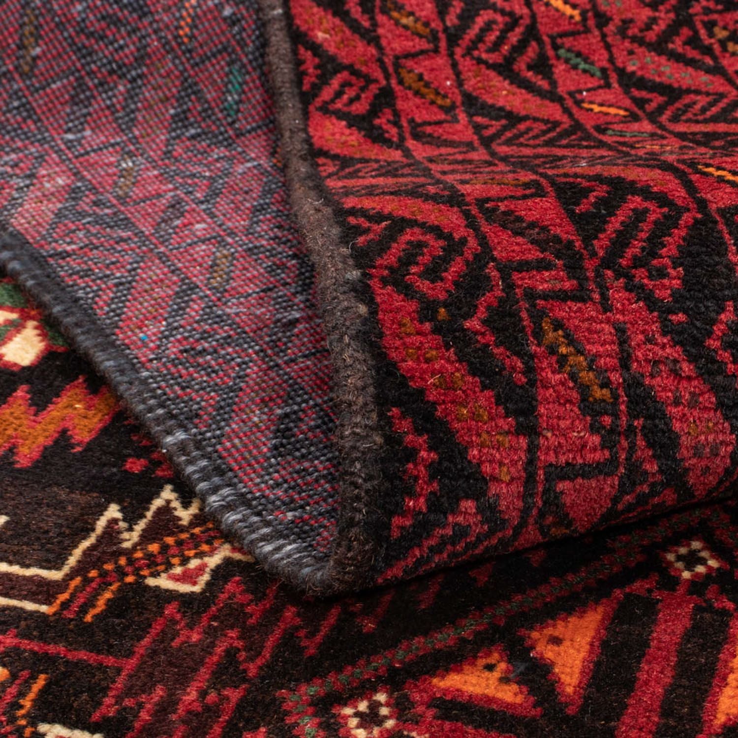 Tappeto corsia Tappeto Belutsch - 196 x 106 cm - rosso