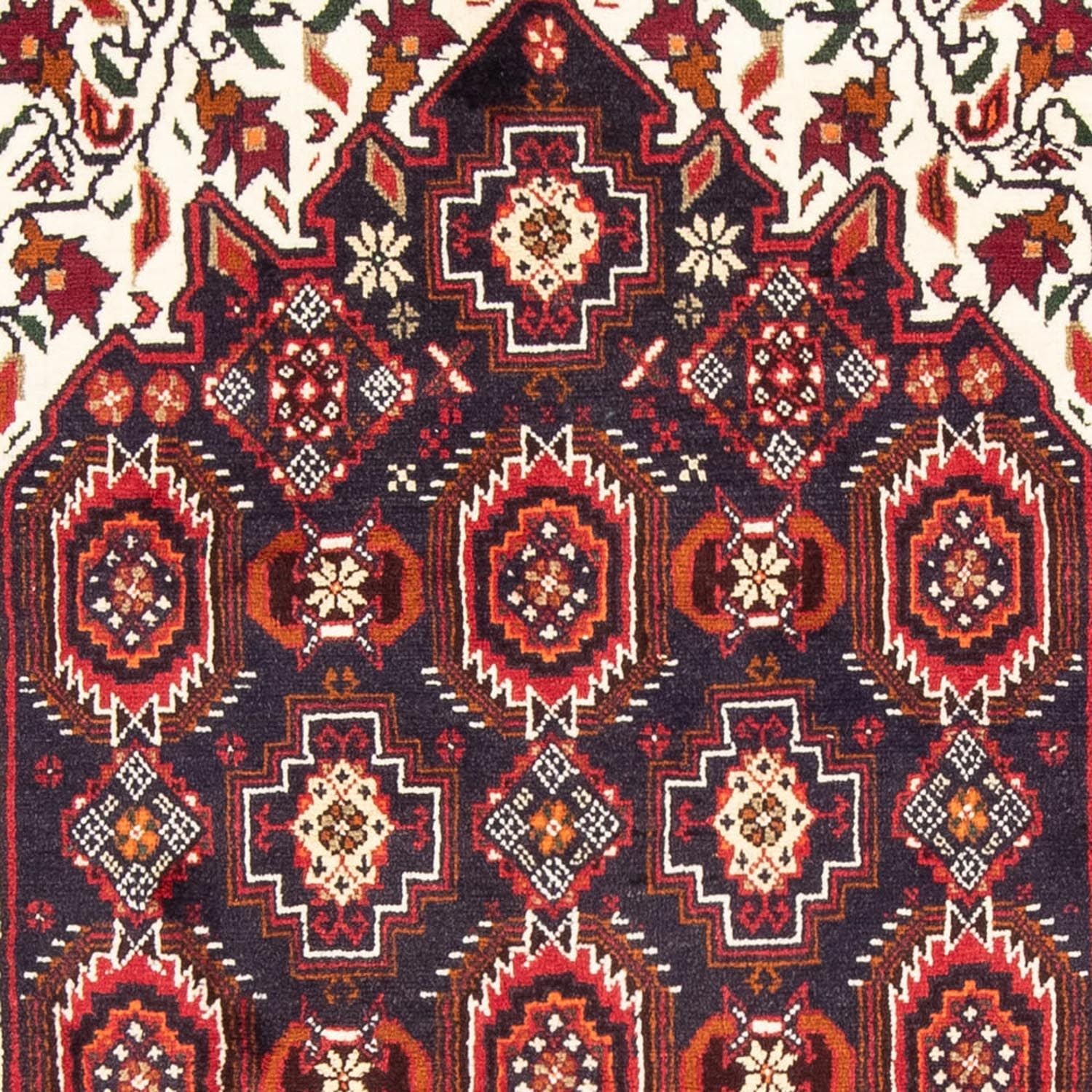 Tappeto corsia Tappeto Belutsch - 196 x 110 cm - blu scuro