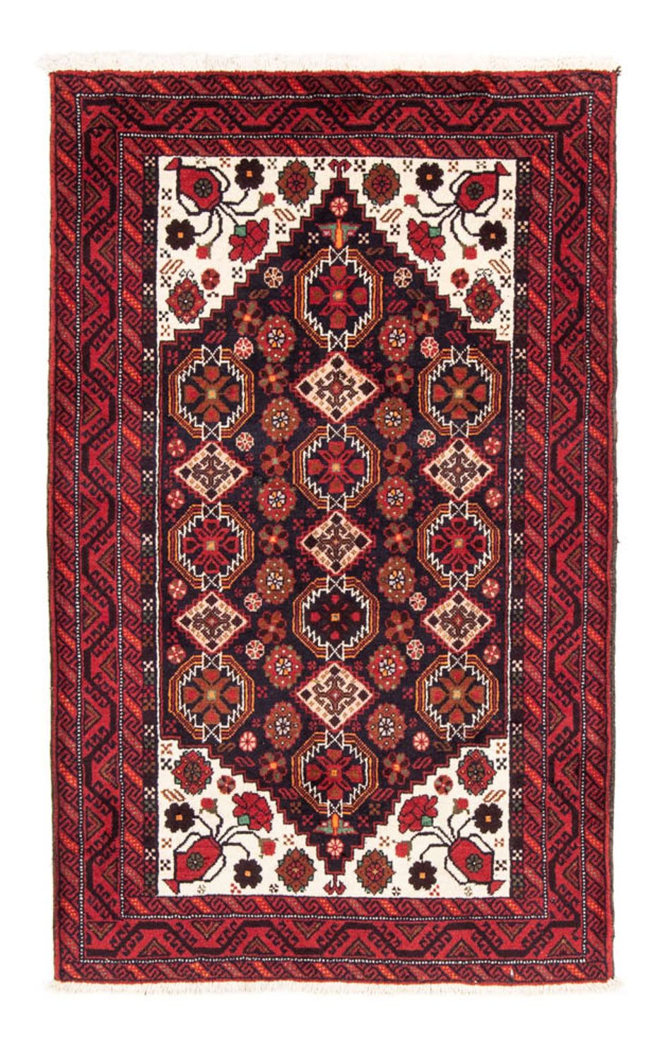 Tappeto corsia Tappeto Belutsch - 175 x 100 cm - rosso