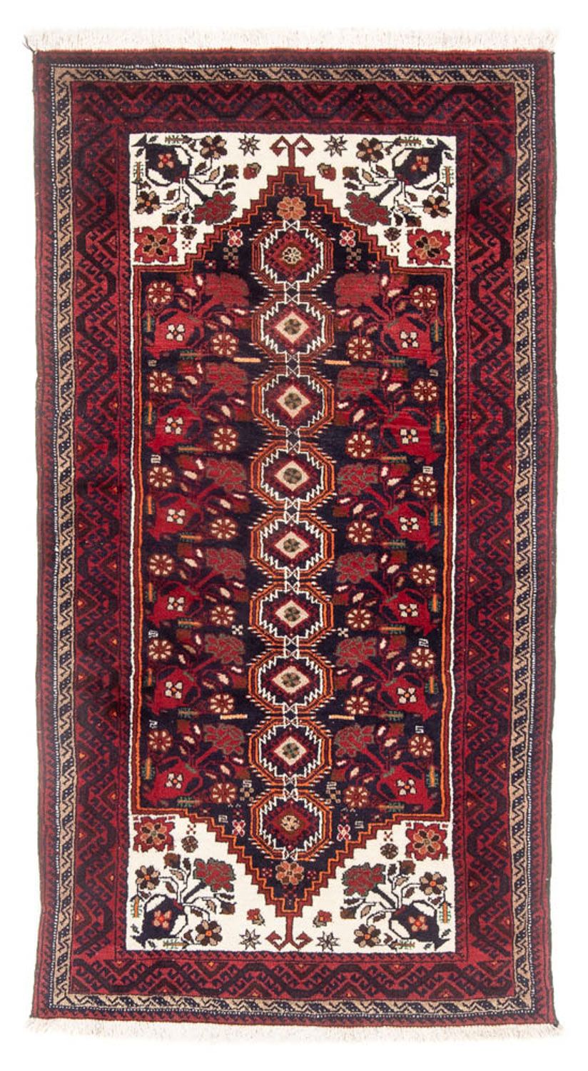 Tappeto corsia Tappeto Belutsch - 199 x 99 cm - rosso