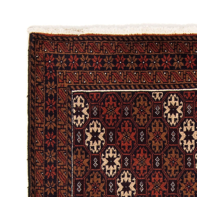 Tappeto corsia Tappeto Belutsch - 186 x 102 cm - rosso scuro