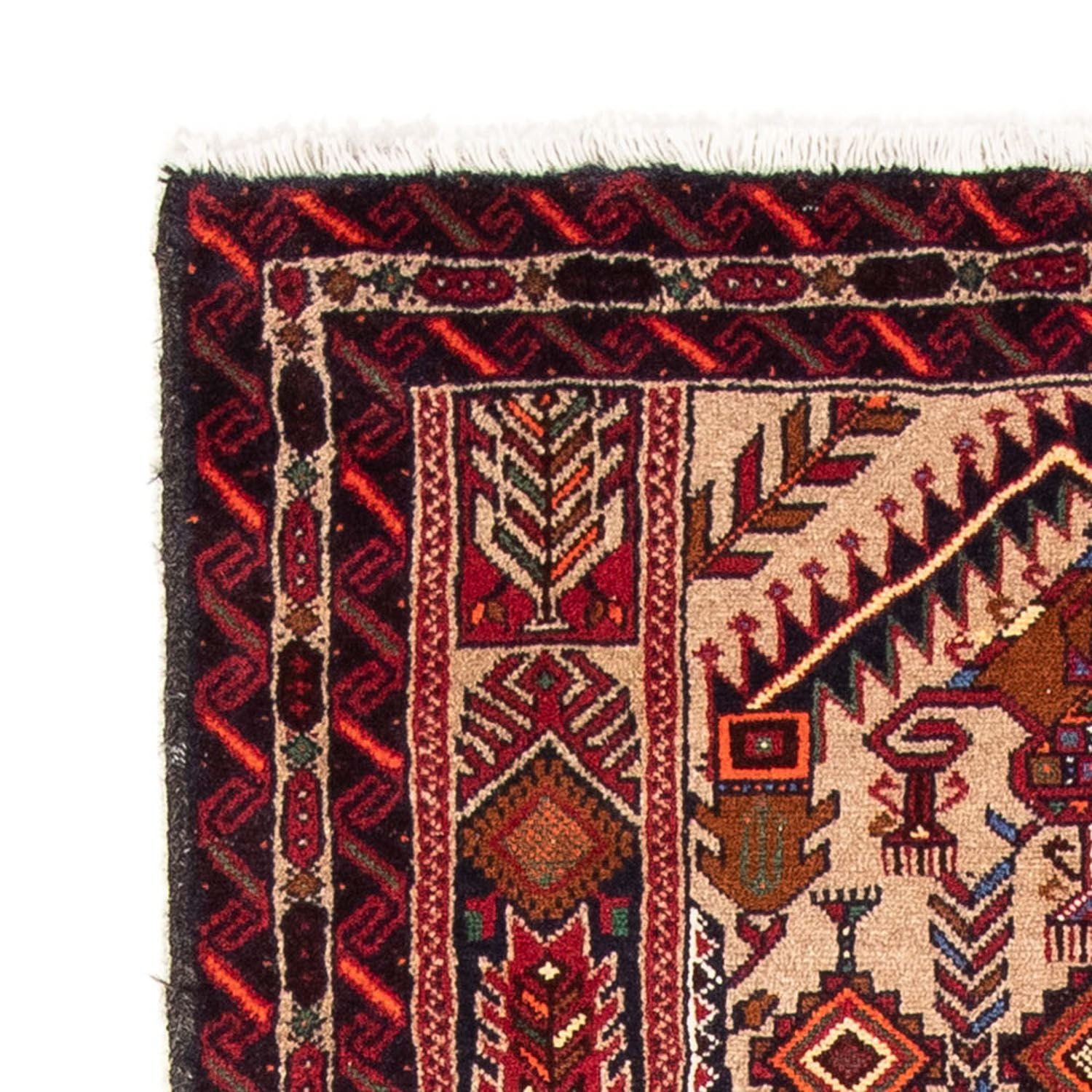 Tappeto corsia Tappeto Belutsch - 195 x 99 cm - multicolore