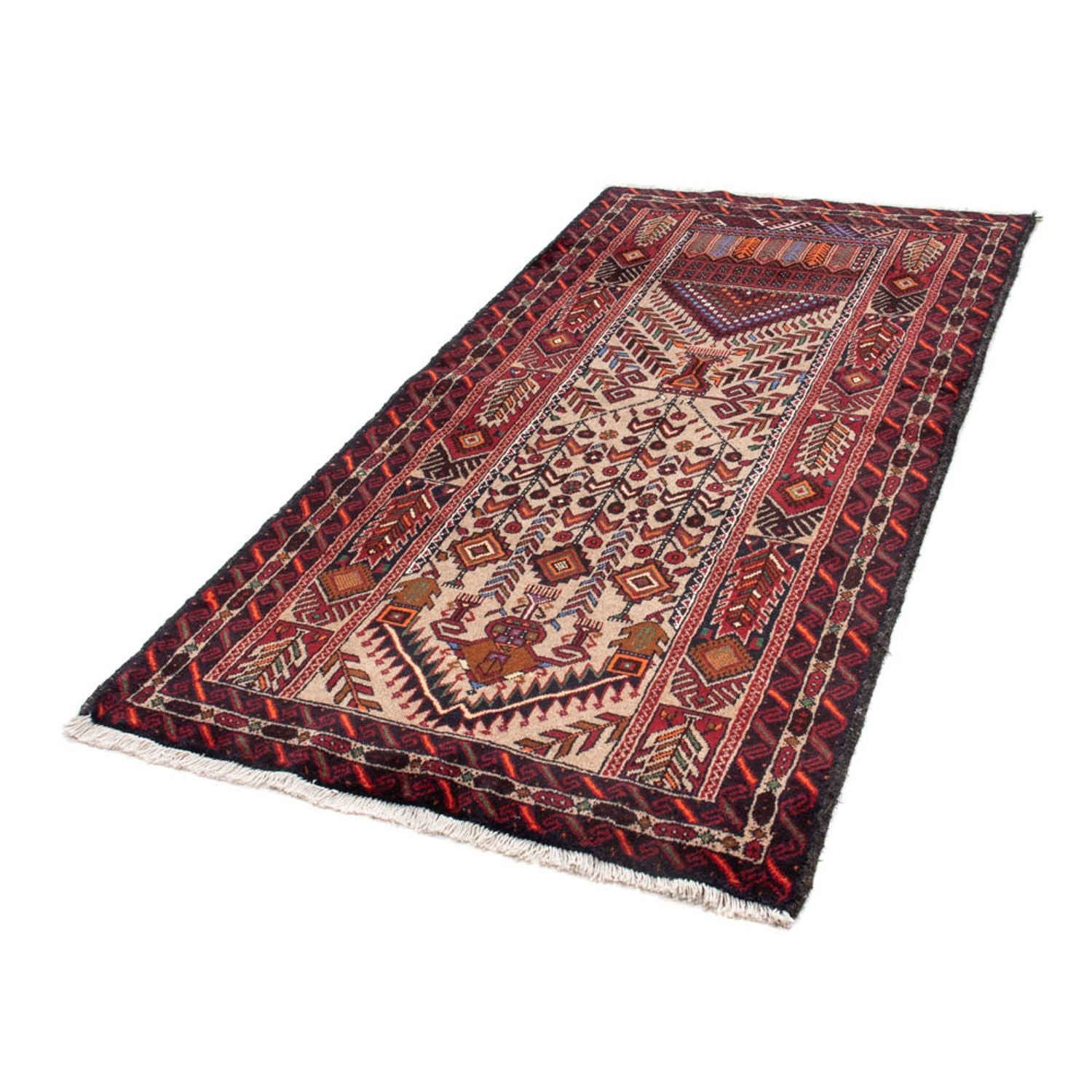 Tappeto corsia Tappeto Belutsch - 195 x 99 cm - multicolore