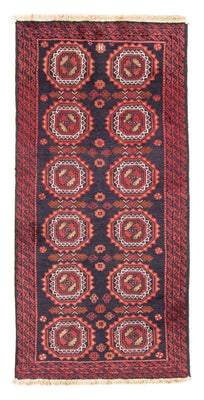 Tappeto corsia Tappeto Belutsch - 186 x 95 cm - blu scuro