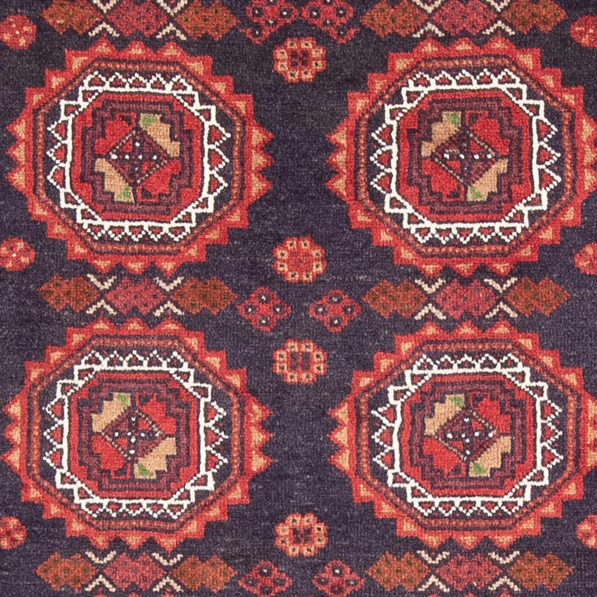 Tappeto corsia Tappeto Belutsch - 186 x 95 cm - blu scuro
