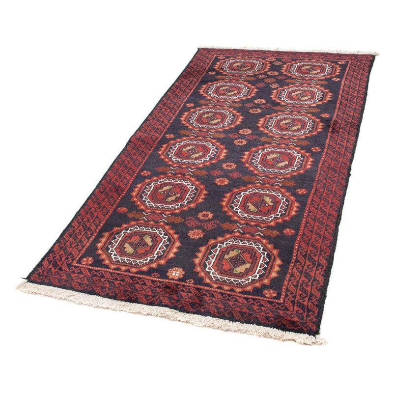 Tappeto corsia Tappeto Belutsch - 186 x 95 cm - blu scuro